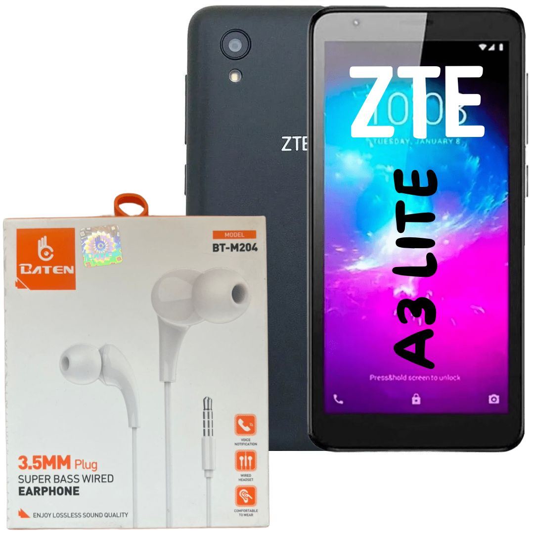 CELULAR ZTE BLADE A3 LITE 1 RAM 32GB + AUDIFONOS BATEN