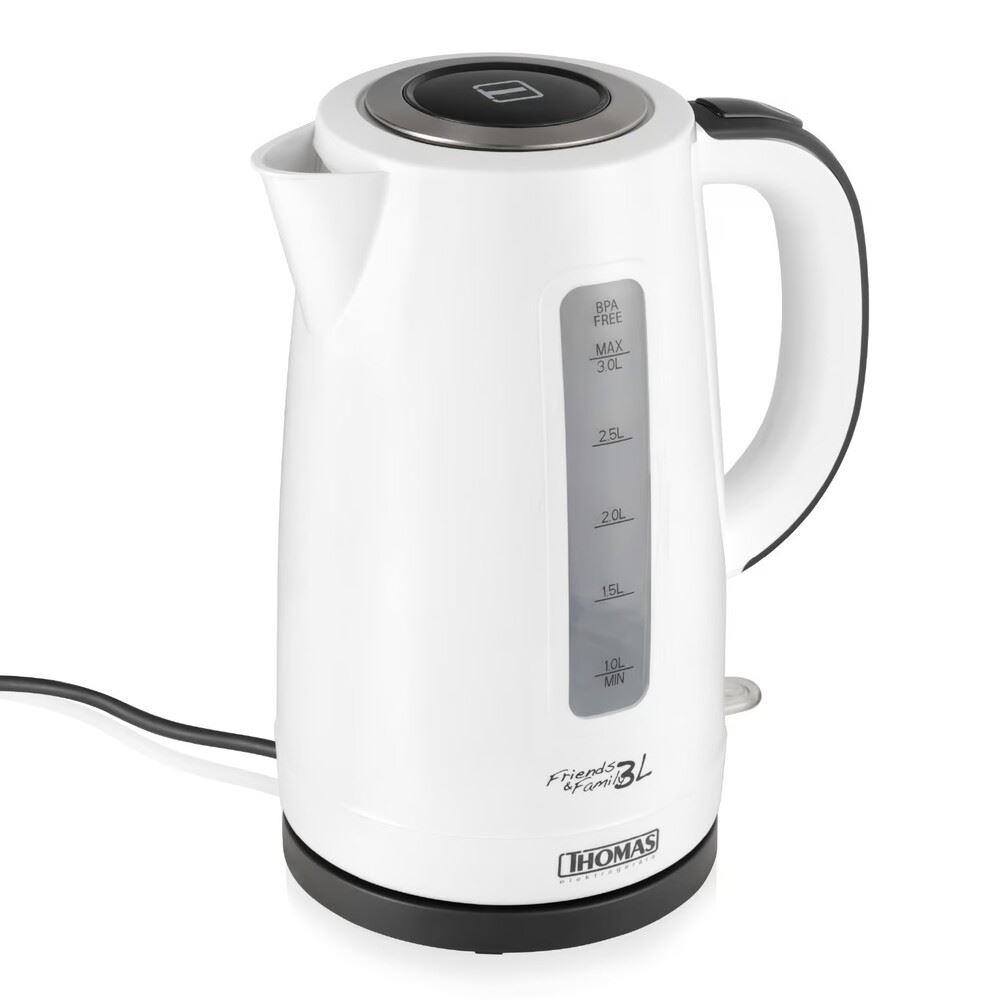 Hervidor Eléctrico Thomas TH-4351 3L 2200W Blanco