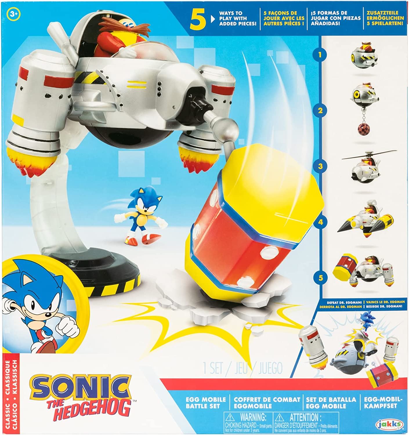 Máscara Sonic La Película + Una Figura Sonic Boom Juguete