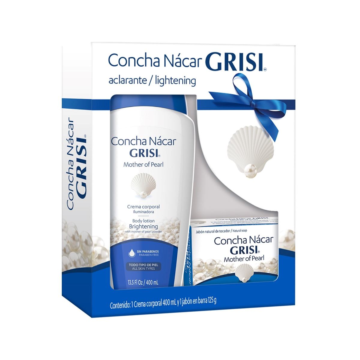 Grisi Concha Nacar Crema & Jabón - Pack 1 UN
