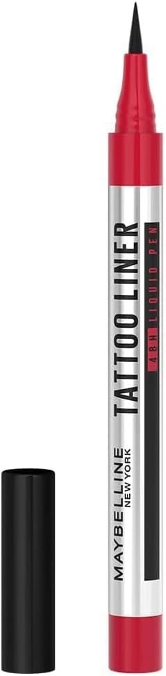 Delineador Líquido Maybelline Eye Studio Tattoo Liner 48 hrs Liquid Pen Black 1 gr