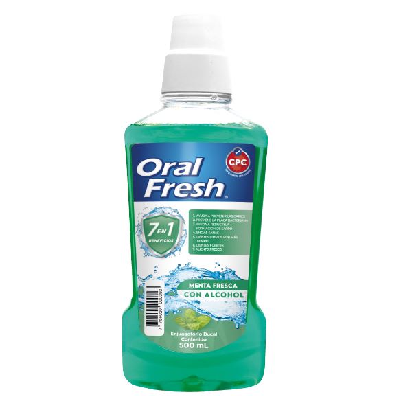 Oral Fresh Menta Fresh 7 en 1 - Frasco 500 ML