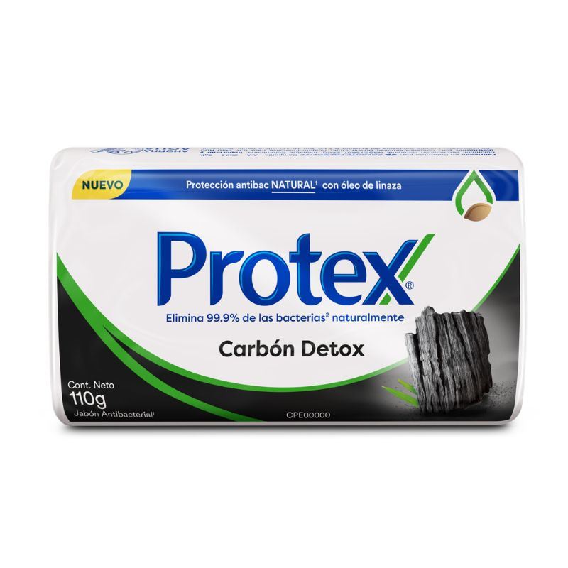 Jabón Protex Carbón Detox - Barra 110 G