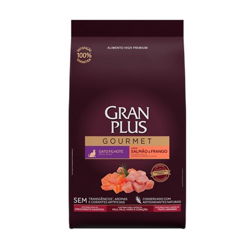 Gran Plus Gourmet Gatitos Salmon y Pollo 10 Kg