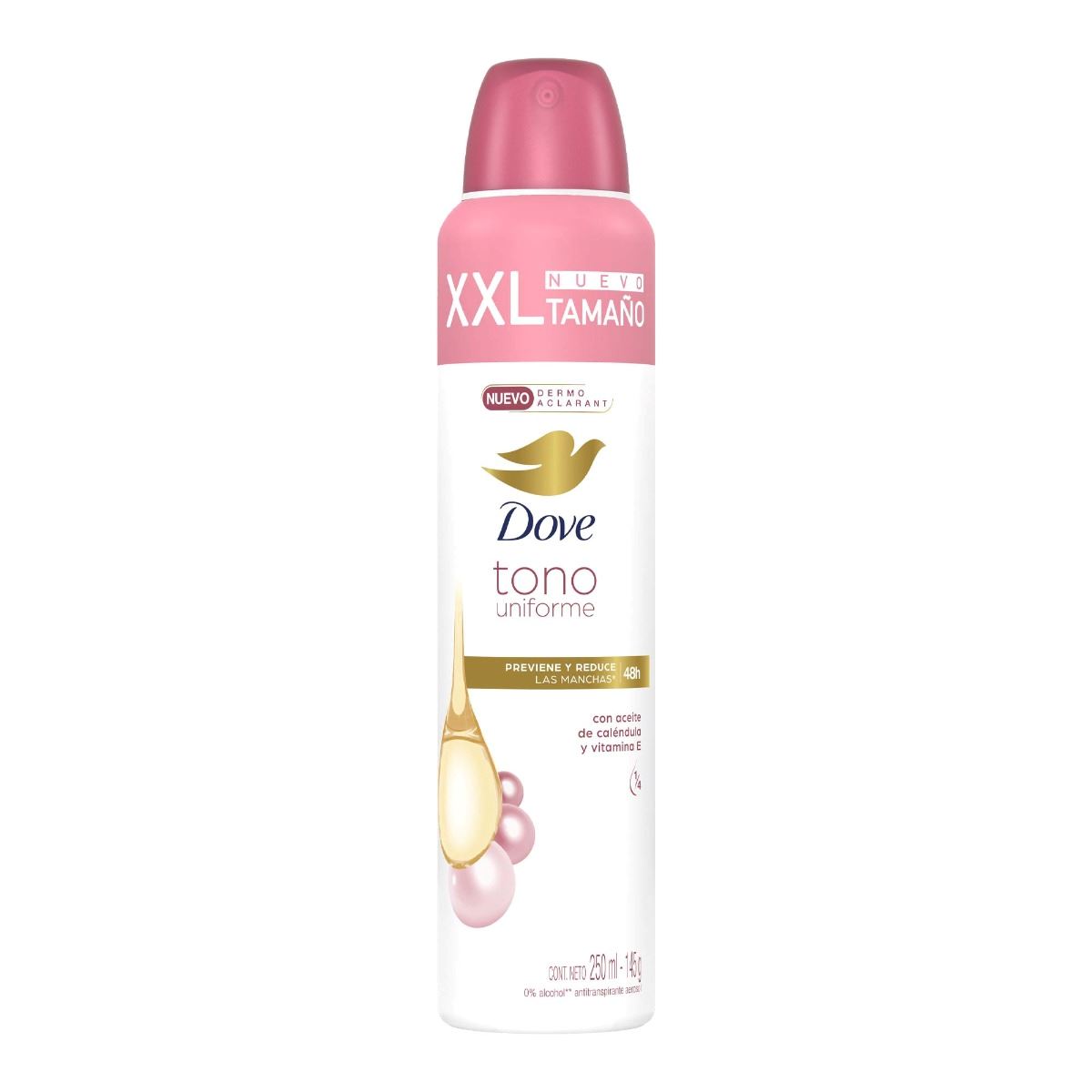 Desodorante Spray Dove Tono Uniforme - Frasco 250 Ml