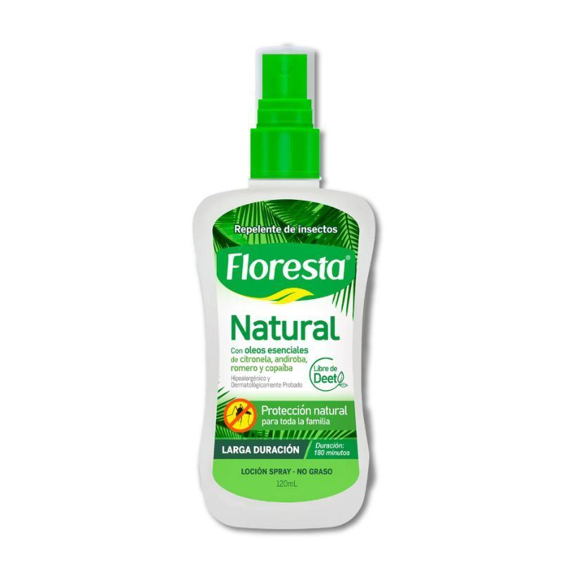 Repelente Floresta Natural Loción Spray - Frasco 120 Ml