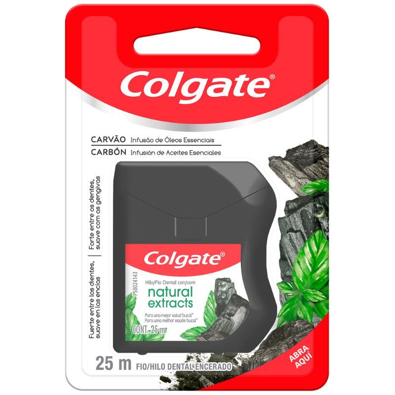 Colgate Hilo Dental Carbón - Caja 25 M