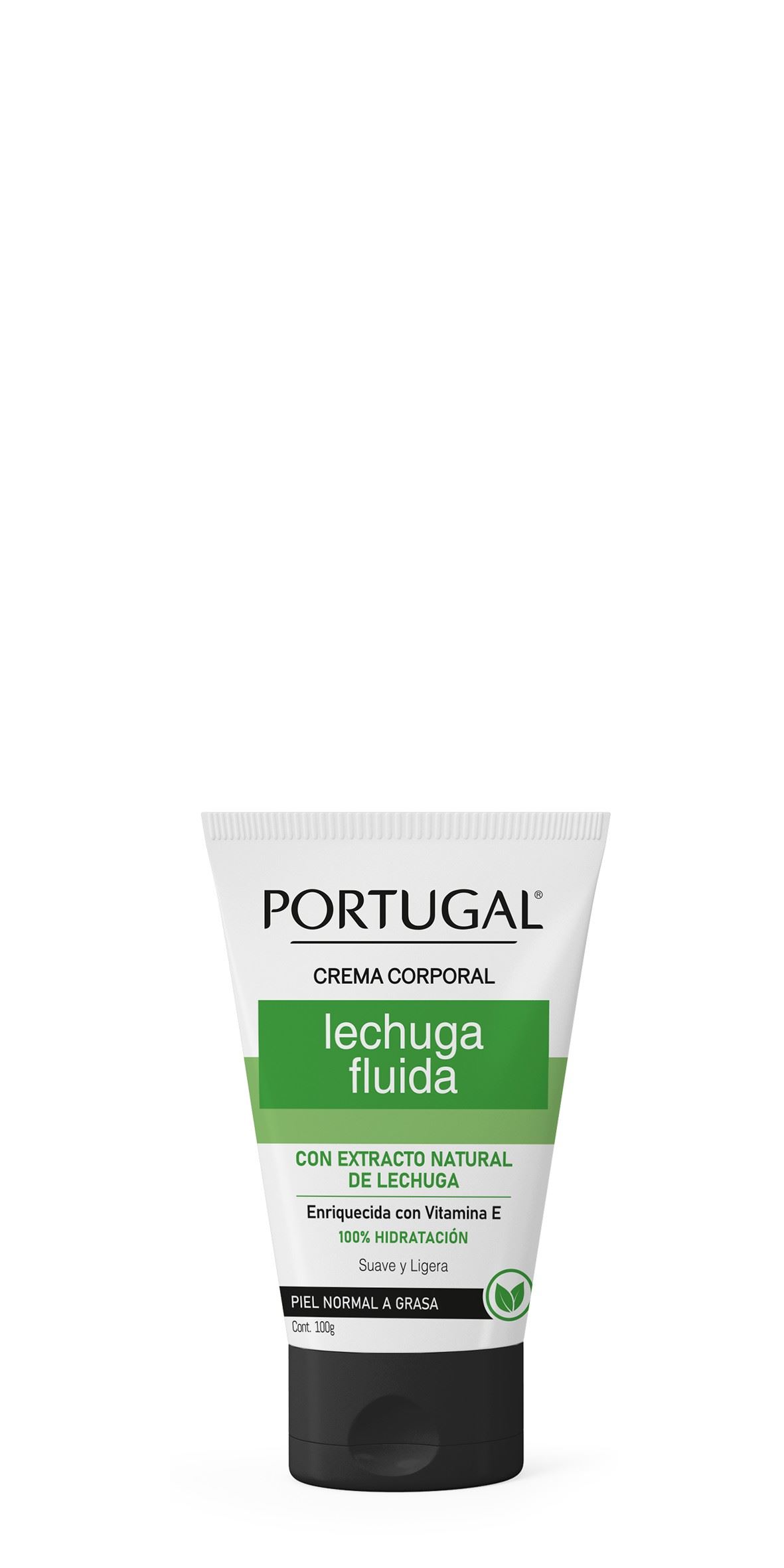 Portugal Crema Corporal Lechuga Fluida - Frasco 100 G