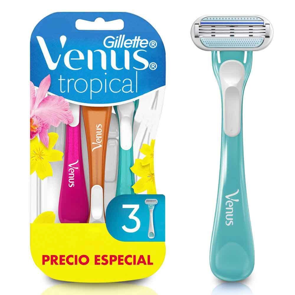 Gillette Tropical Venus - Blíster 3 UN