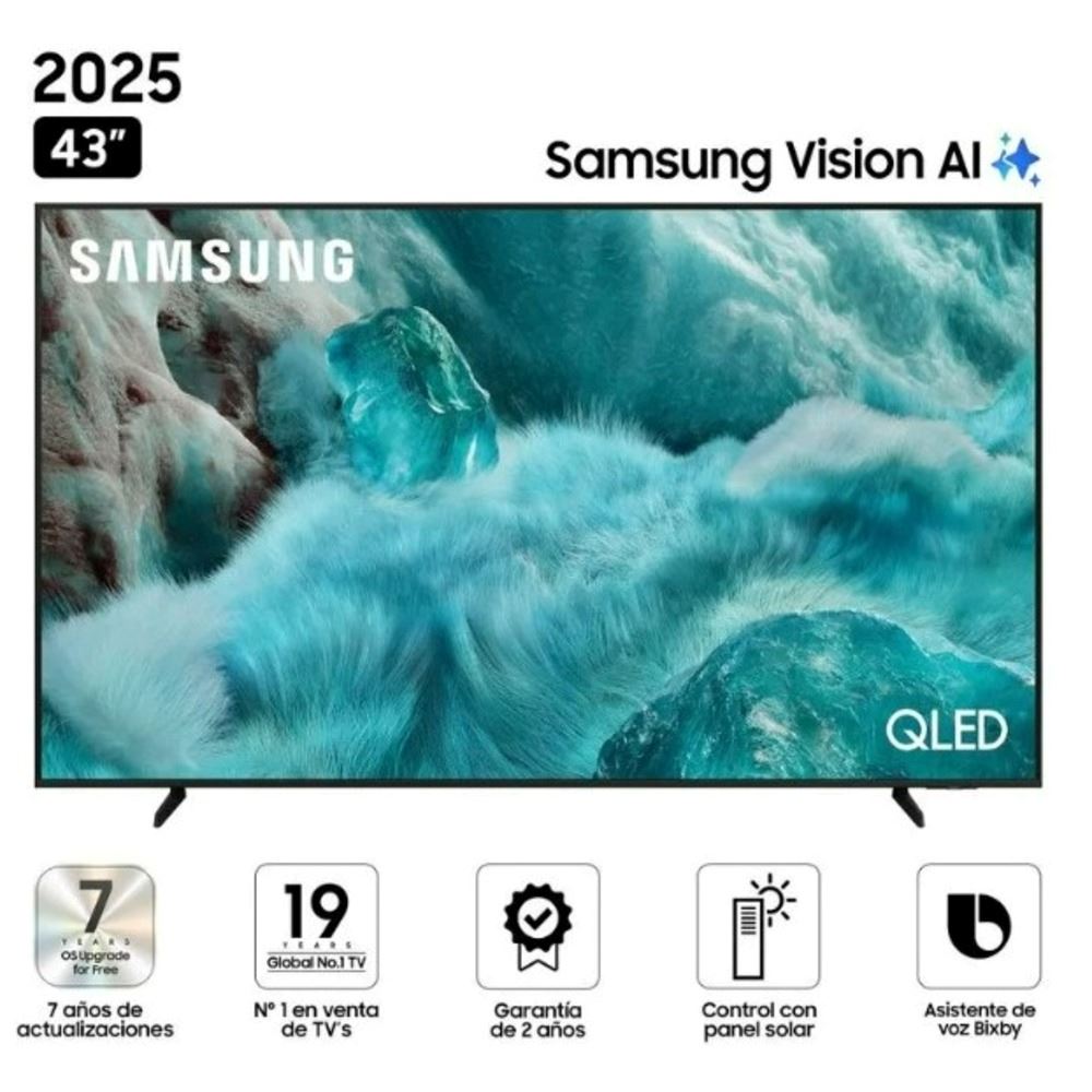 Televisor Samsung 43" QLED Smart UHD 4K Vision Ai QN43Q7FAAG