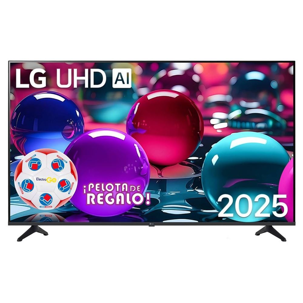 SMART TV LG 43” 4K UHD CON THINQ AI 43UA7300PSB 2025 + PELOTA DE REGALO