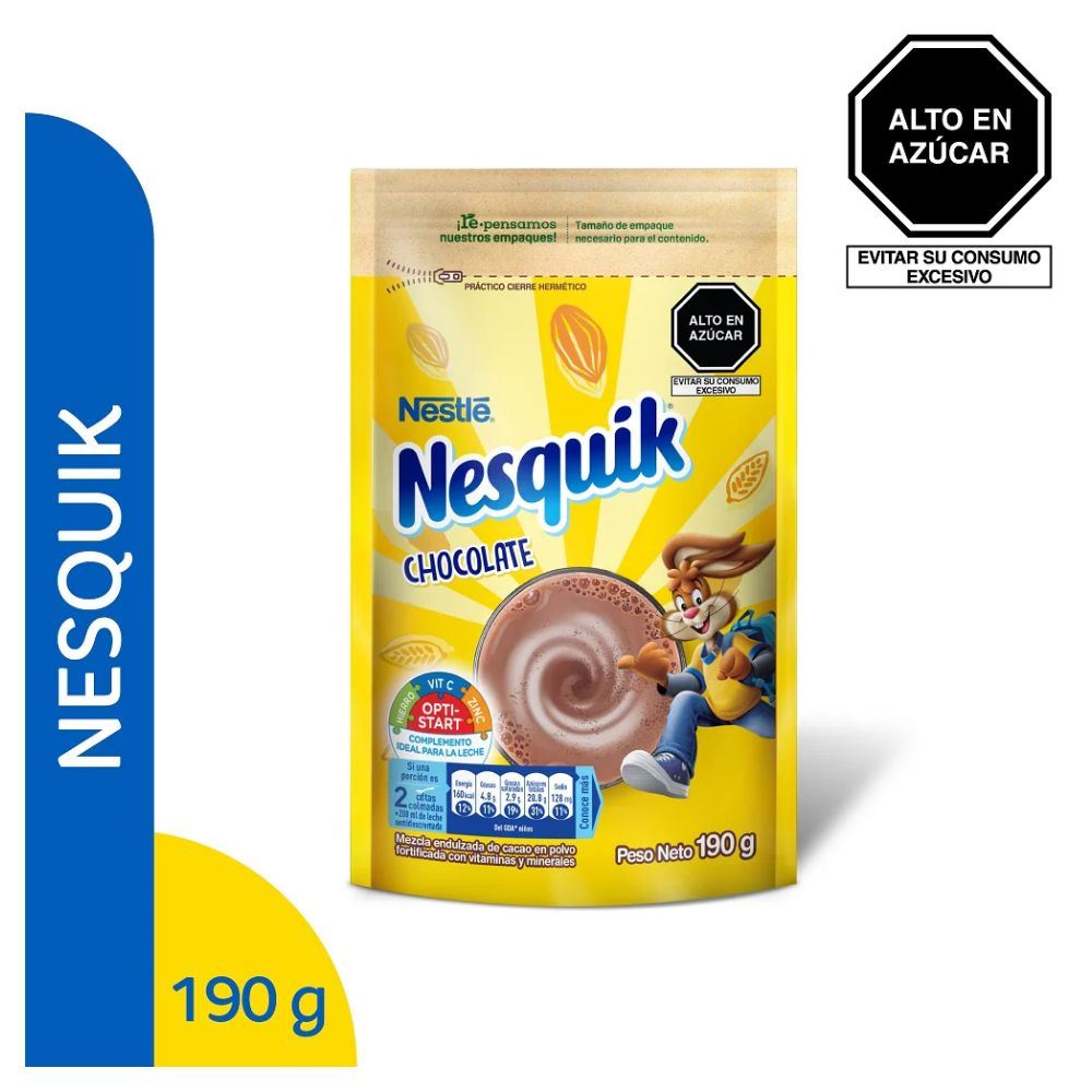 NESQUIK OPTISTART 190GR CHOC. DPACK