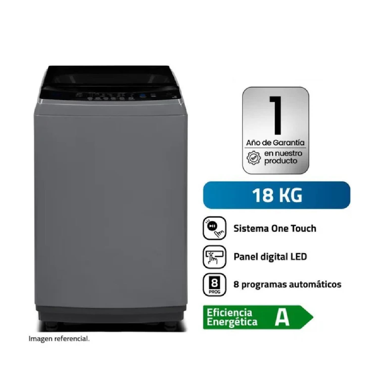 Lavadora Automática Indurama 18KG LRI-18DGR