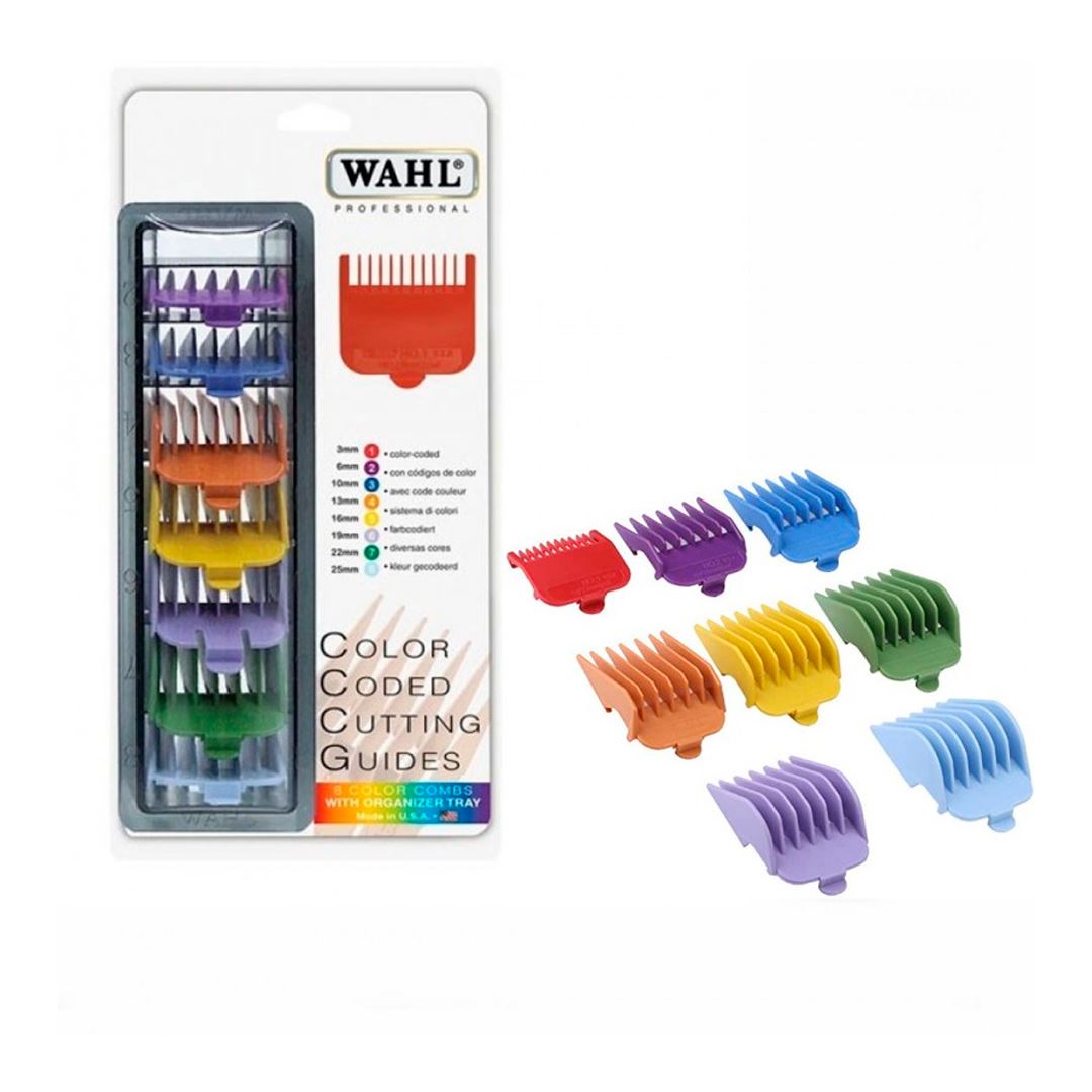 Peinetas Wahl 8-PACK 4503-7171 Color Coded