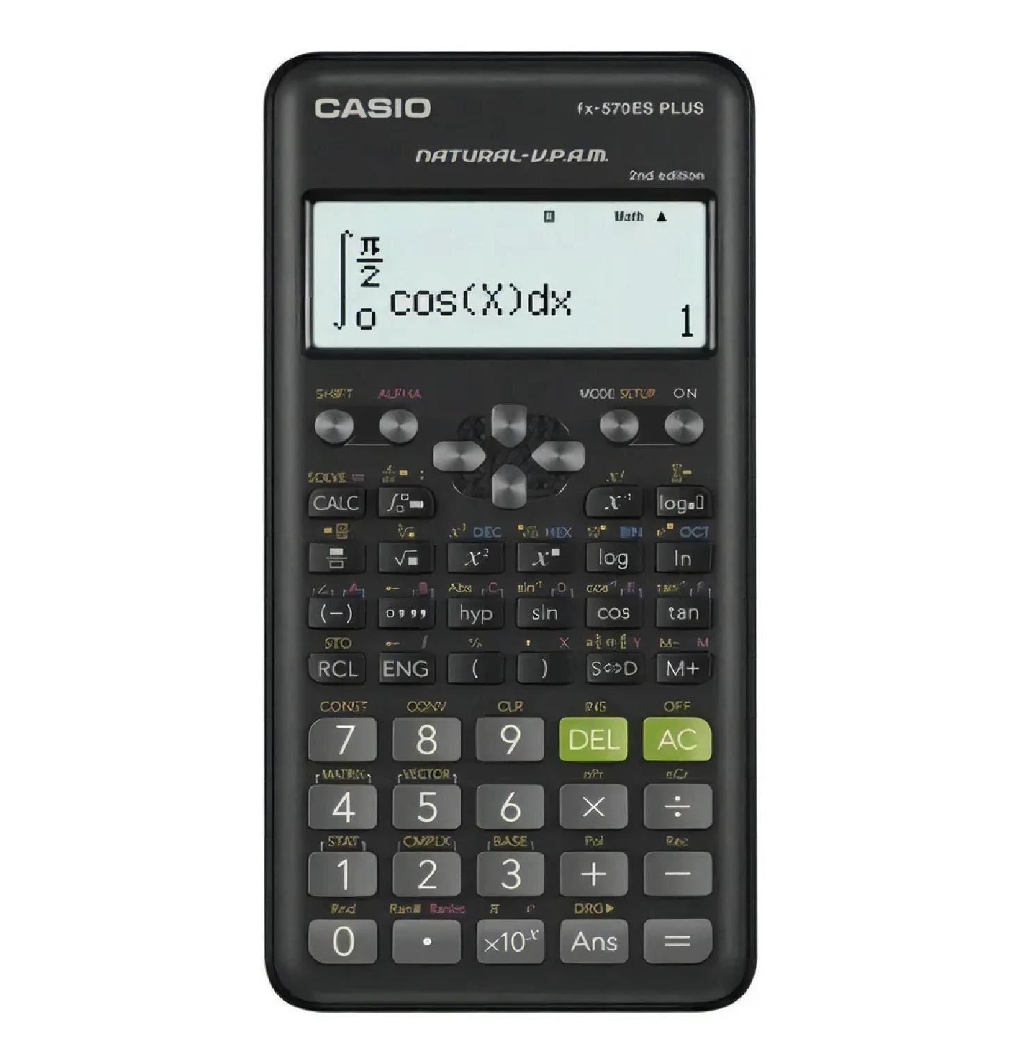 Calculadora Científica Casio FX-570LA Plus 2da Edición – Negro