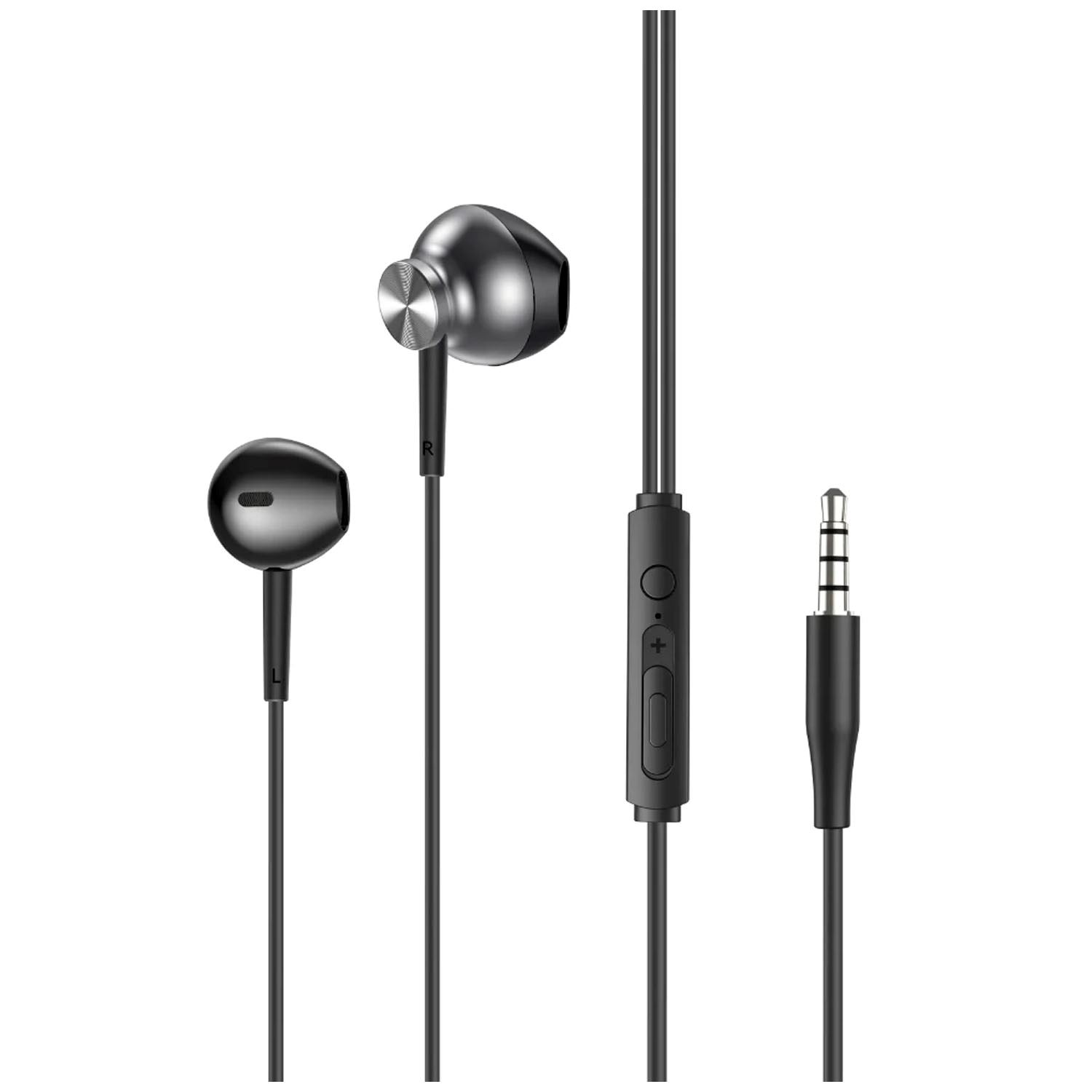 Audífonos con Cable Solohour Solcord W02 Negro