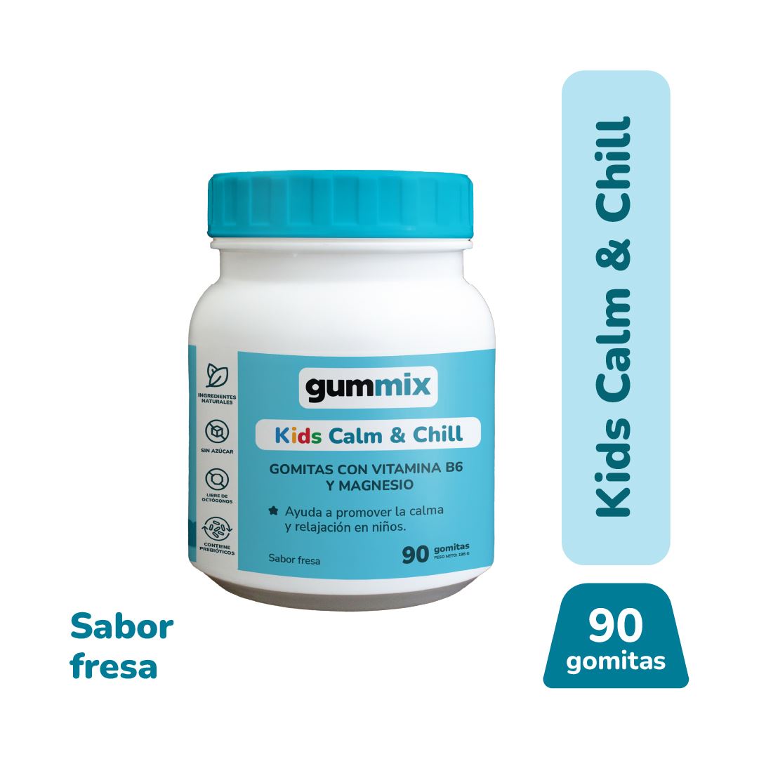 Gummix Gomitas Calma Y Relajacion Niños - Frasco 90 UN