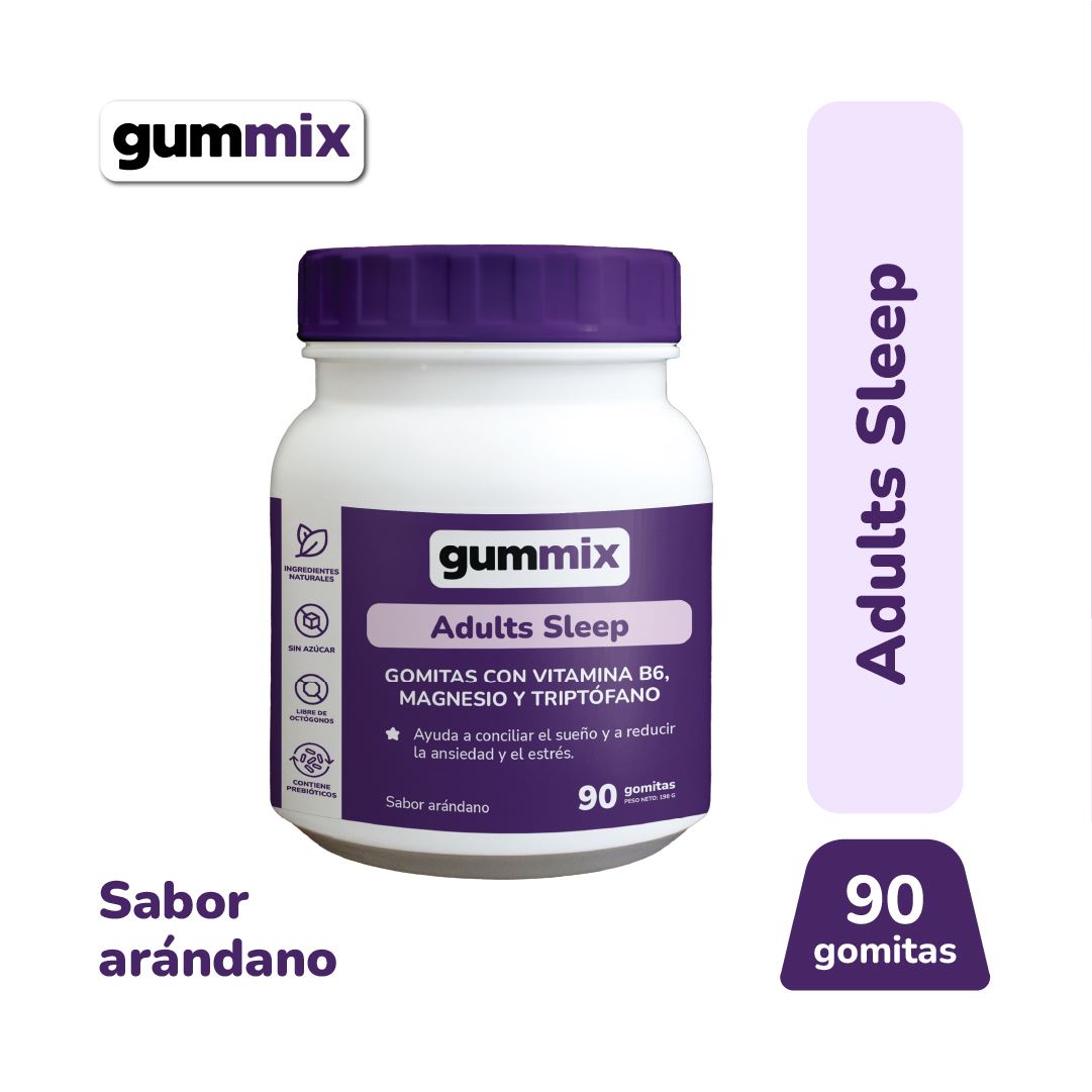 Gummix Gomitas Para Dormir Adultos - Frasco 90 UN