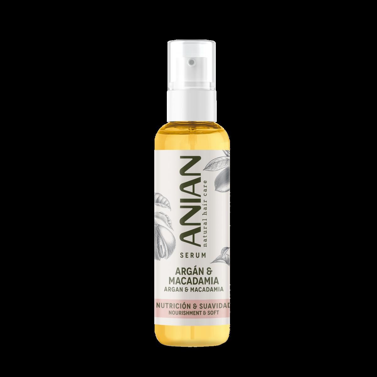 Sérum Capilar Argán, Macadamia & Trigo Anian - Frasco 100 ML
