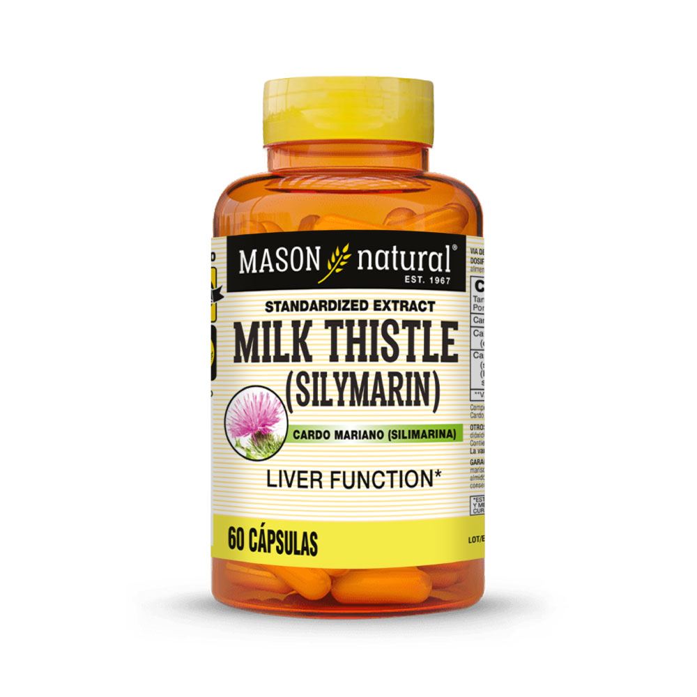 Silimarina Milk Thistle Cápsulas - Frasco 60 UN