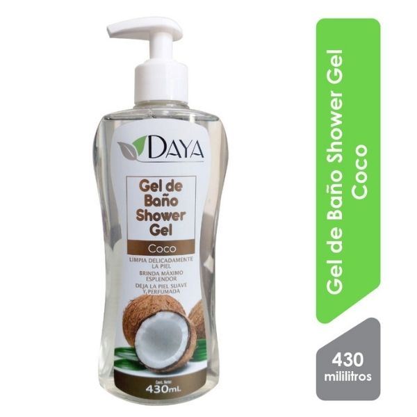 Daya Gel de Baño Shower Gel Coco- Frasco 430 ML
