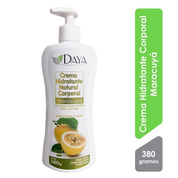 Daya Crema Hidratante Maracuyá - Frasco 380 Gr