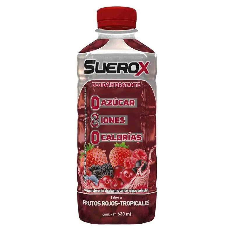 Suerox Frutos Rojos Tropical - Frasco 630 ML