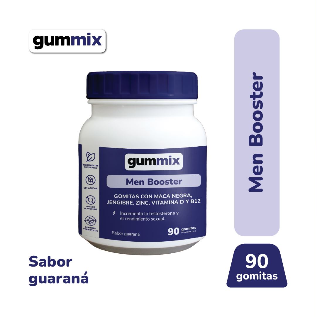 Gummix Gomitas Para Testosterona Hombres - Frasco 90 UN