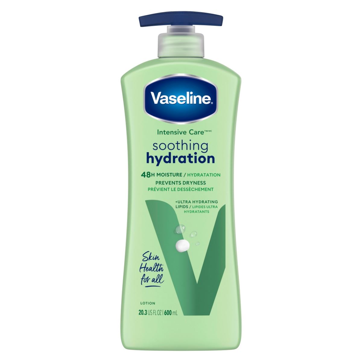 Loción Corporal Vaseline Soothing Hydration - Frasco 600 ML