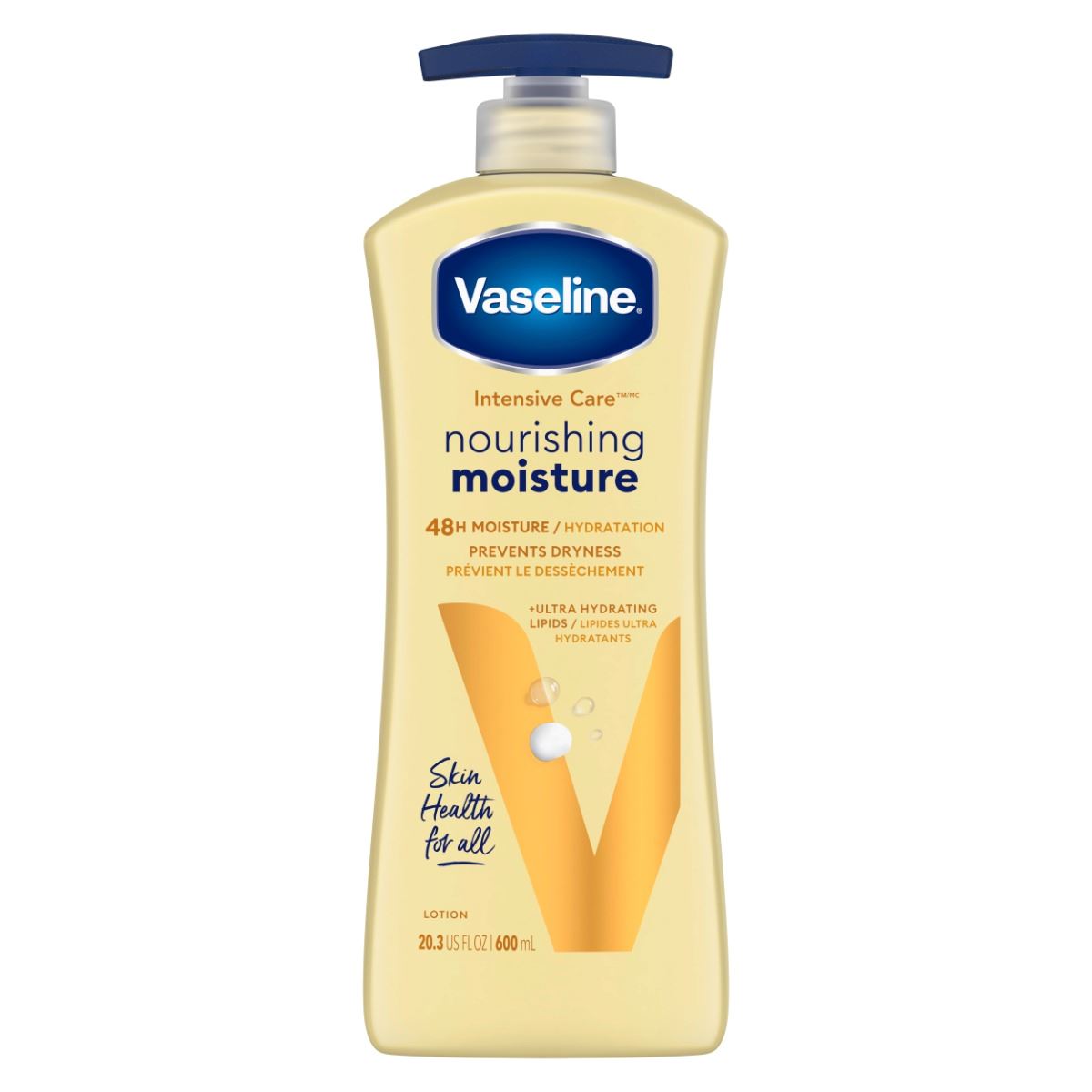 Loción Corporal Vaseline Nourishing Moisture - Frasco 600 ML