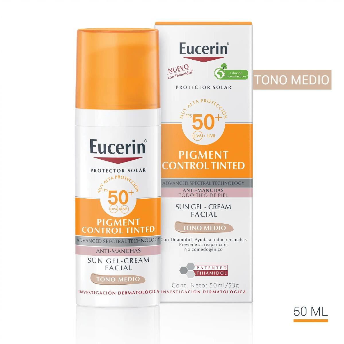 Eucerin Sun Pigment Control Anti Manchas Tono Medio - Frasco 50 ML