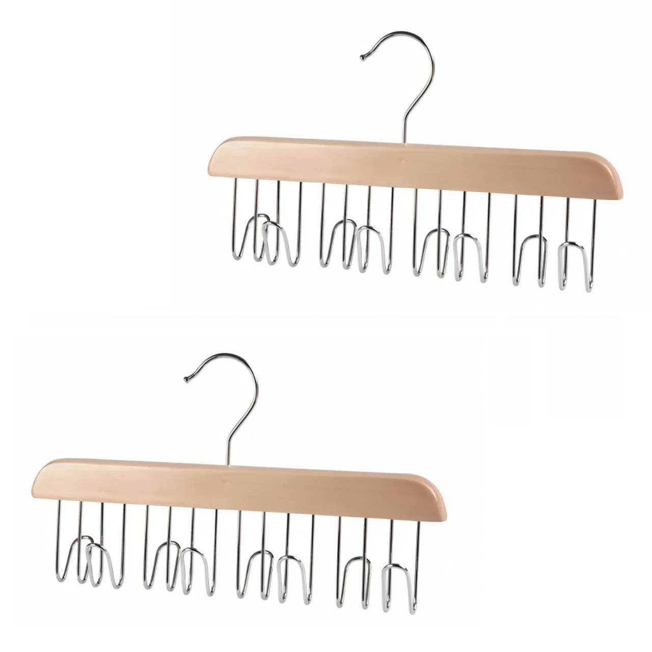Pack x2 ganchos para ropa perchas colgadores organizadores