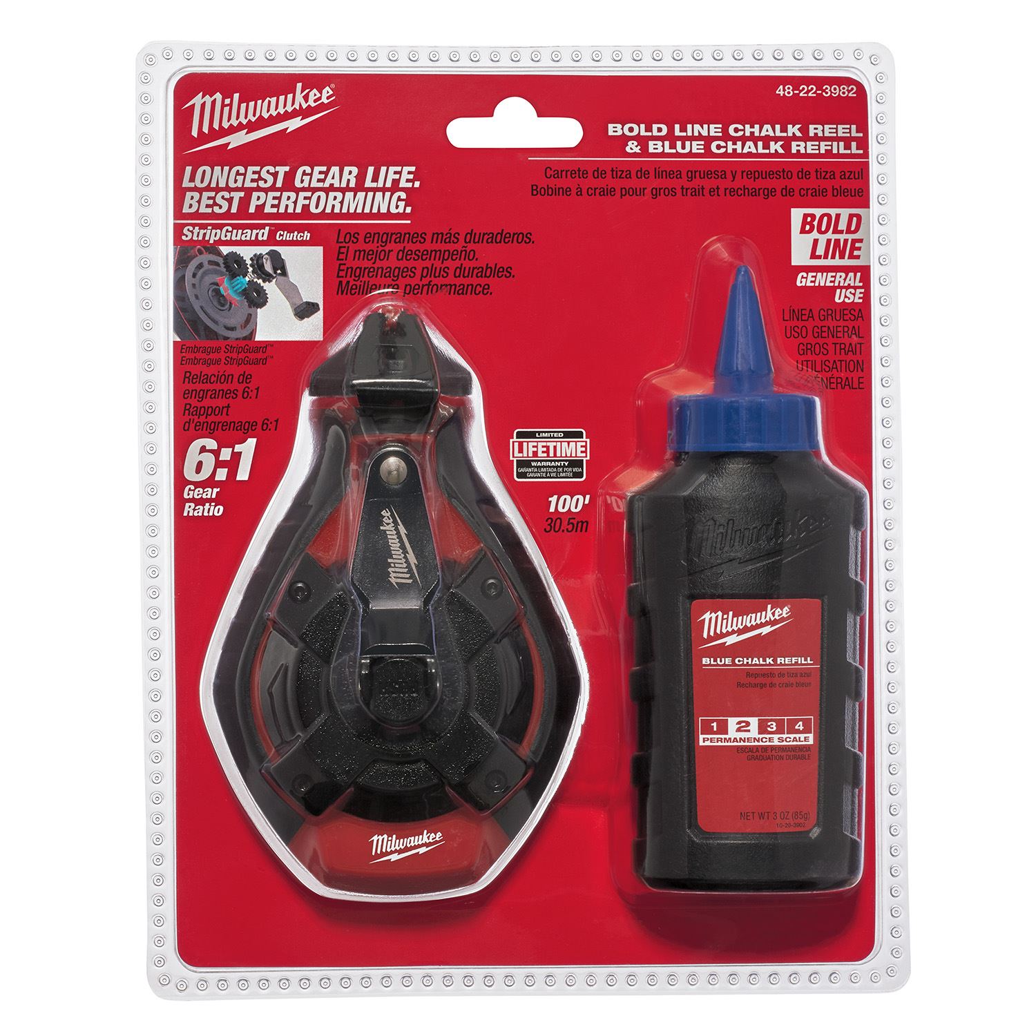 TIRALINEA 30m LINEA AZUL MILWAUKEE 48-22-3982