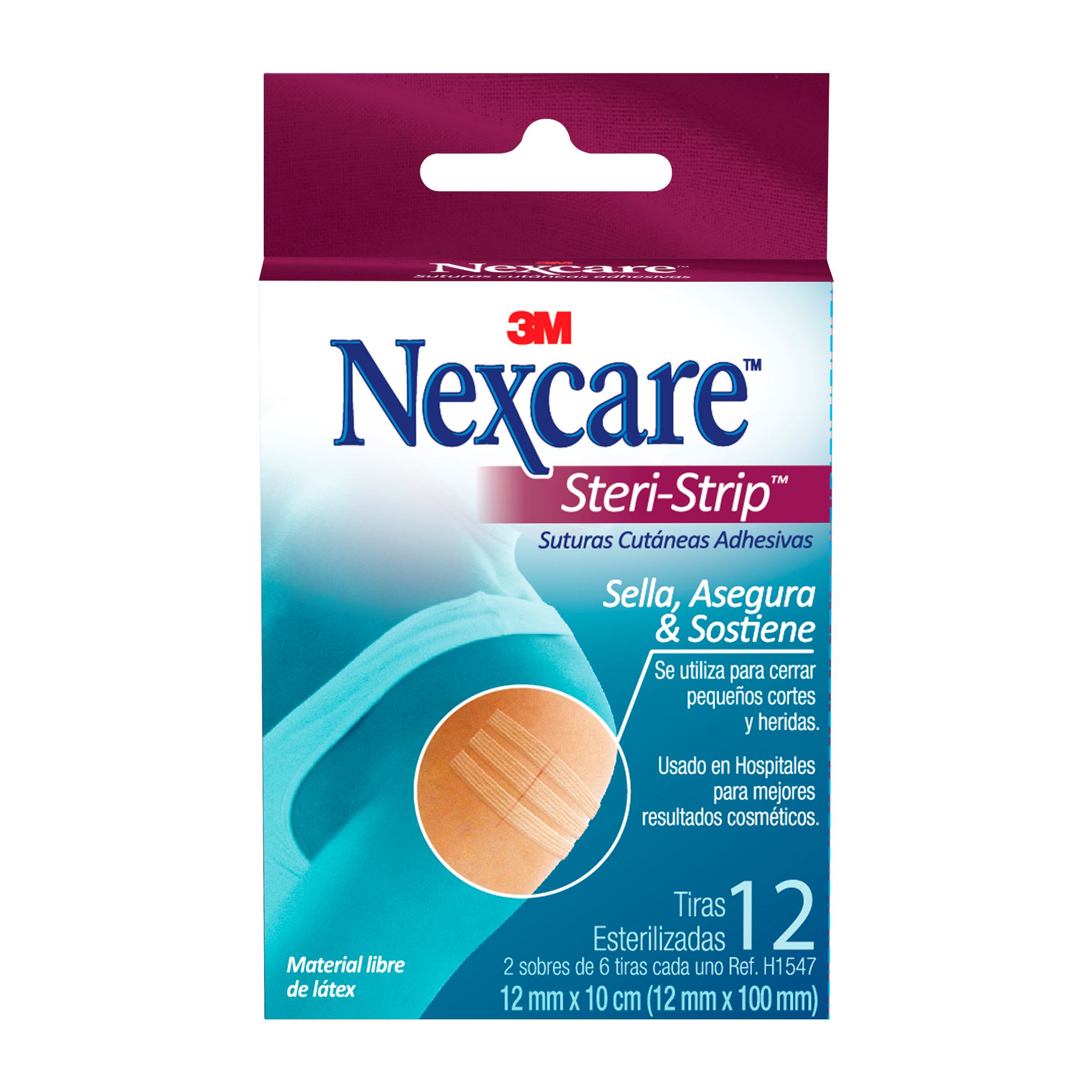 Nexcare Steri-strip Sutura Cutanea Adhesiva - Caja 12 UN