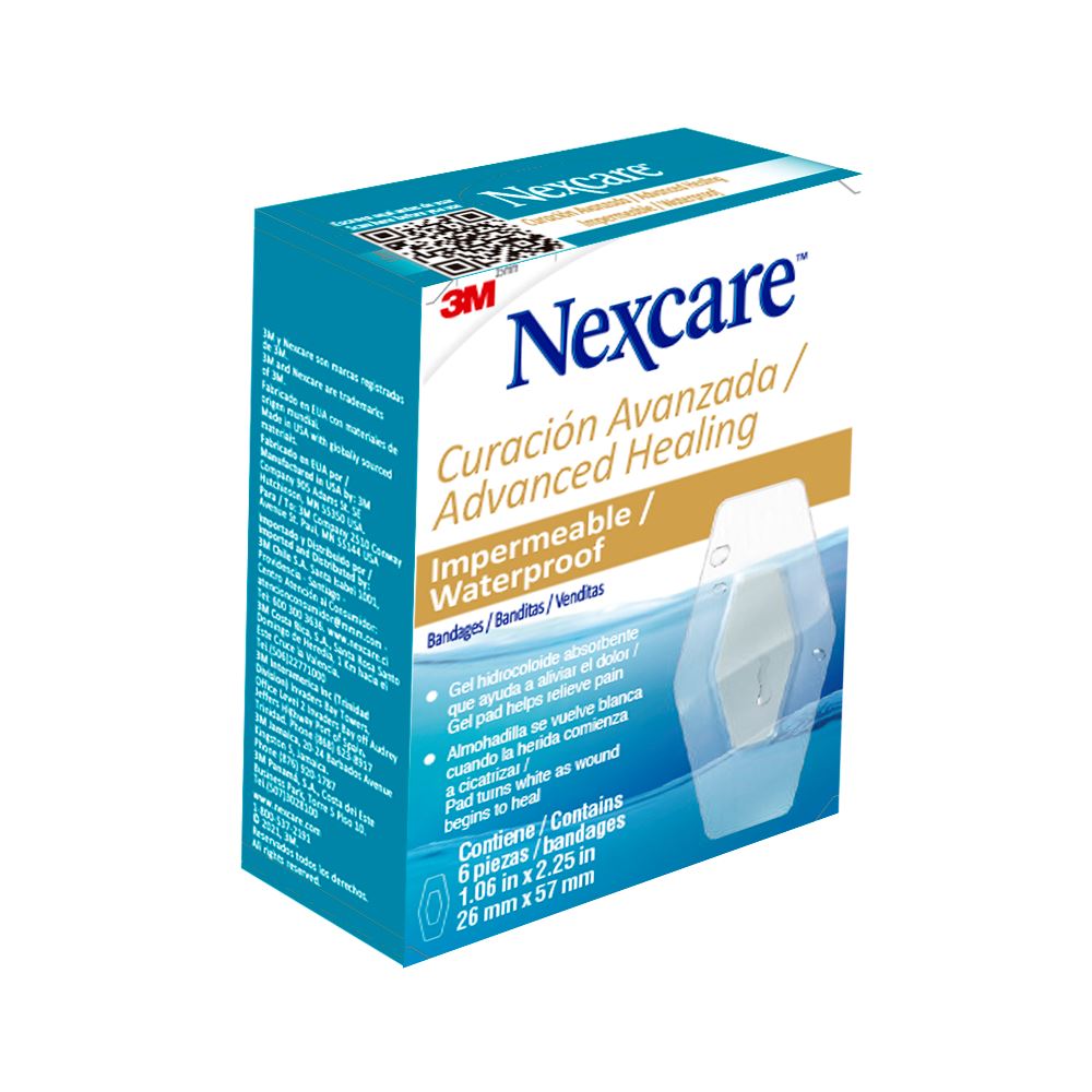 Nexcare Banditas Curación Avanzada - Caja 6 UN