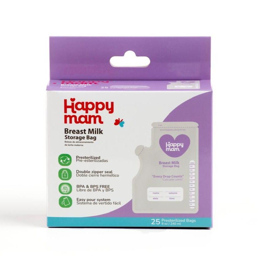 Bolsas de Almacenamiento de Leche Materna Happyman - Caja 25 UN