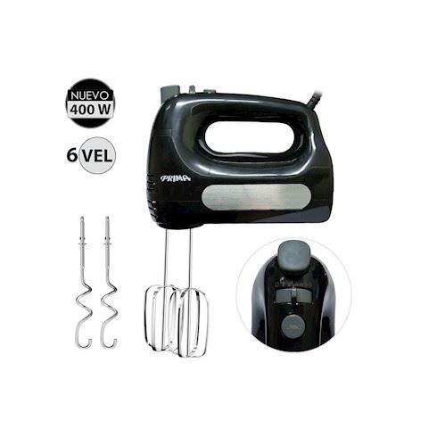 Batidora de Mano 400 Watts 6 Velocidades HM9105E-GSB Negro