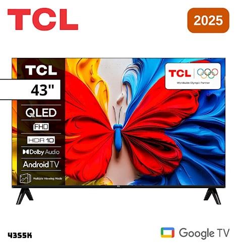 Televisor TCL 43S5K QLED 43” Smart TV Google TV FHD 2025