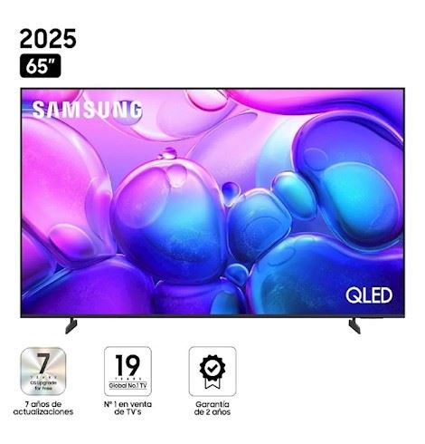 Televisor Samsung QLED 65" UHD 4K Smart TV QN65Q6FAAGXPE Modelo 2025