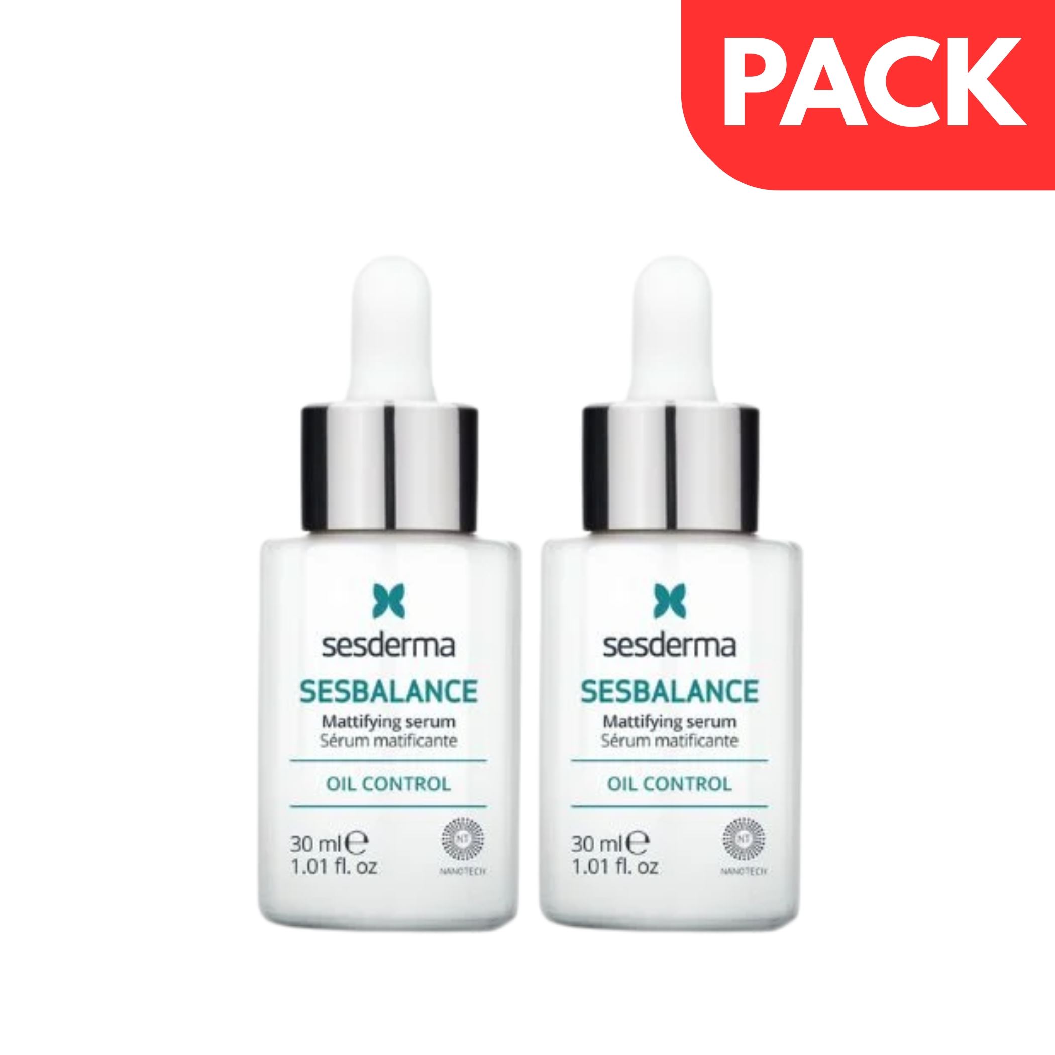 2x1 Sérum Matificante Sesderma Sesbalance Pieles Mixtas a Grasas - Frasco 30 ML