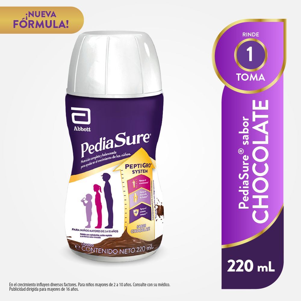Pediasure Líquido Sabor Chocolate - Frasco 220 ML