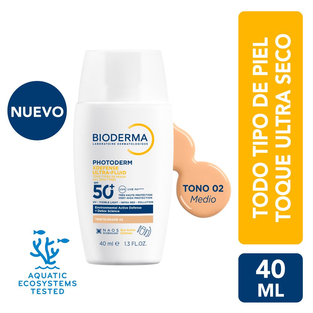 Bioderma Photoderm XDefense Ultra-Fluido SPF 50+ Tono Medio - Frasco 40 ML