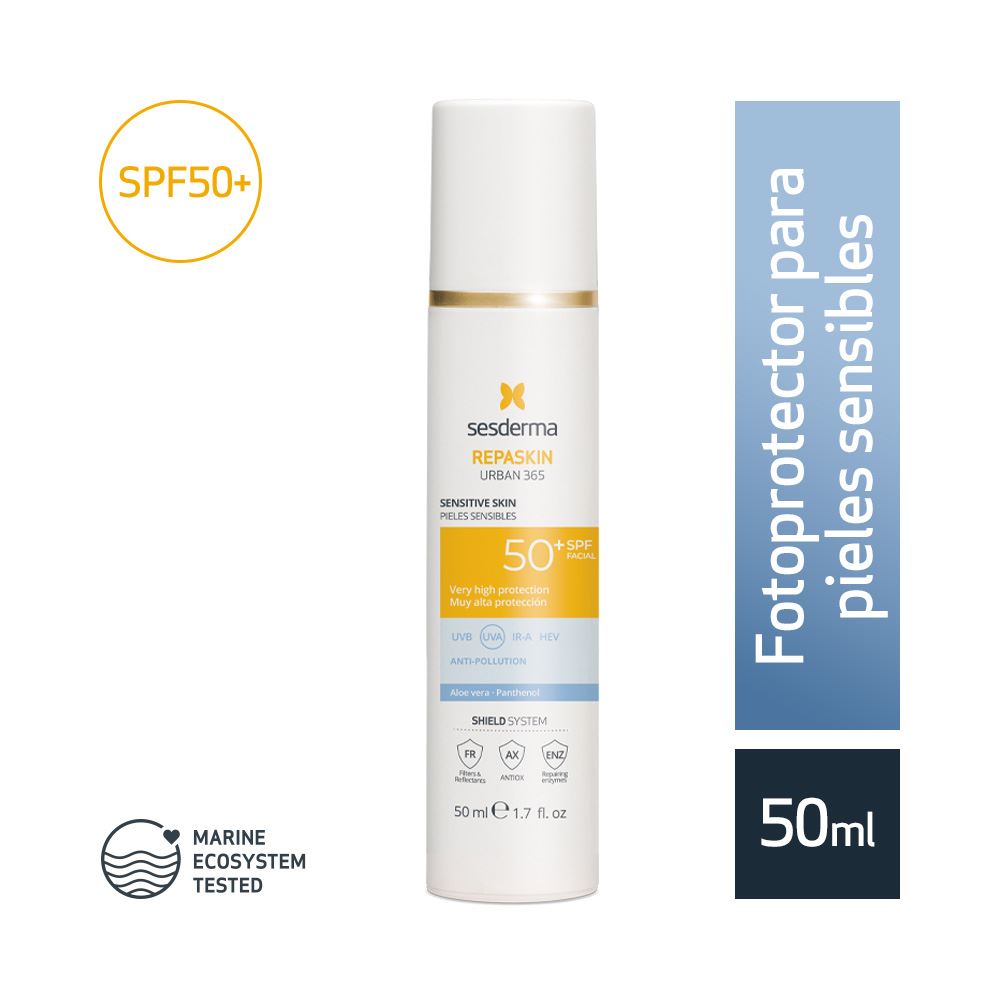 Sesderma Repaskin Urban 365 Piel Sensible SPF50 - Frasco 50 ML