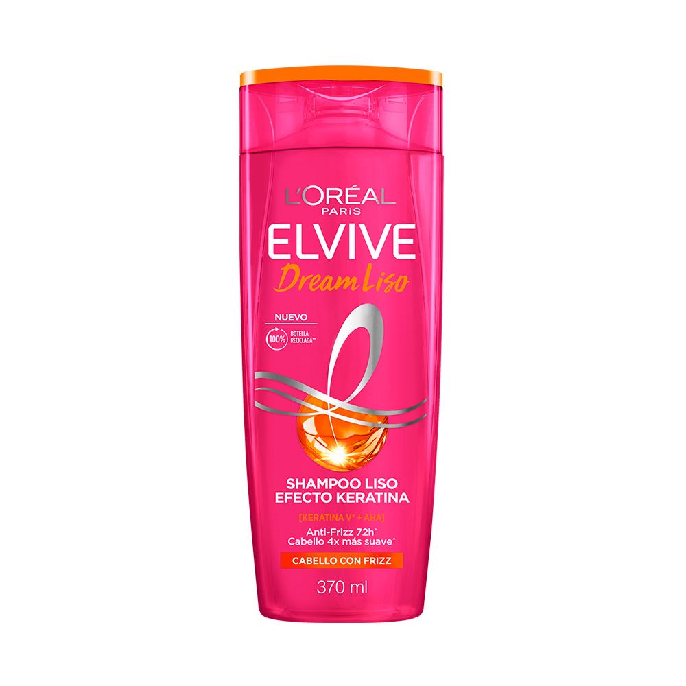 Shampoo Efecto Keratina Elvive Dream Liso - Frasco 370 ML