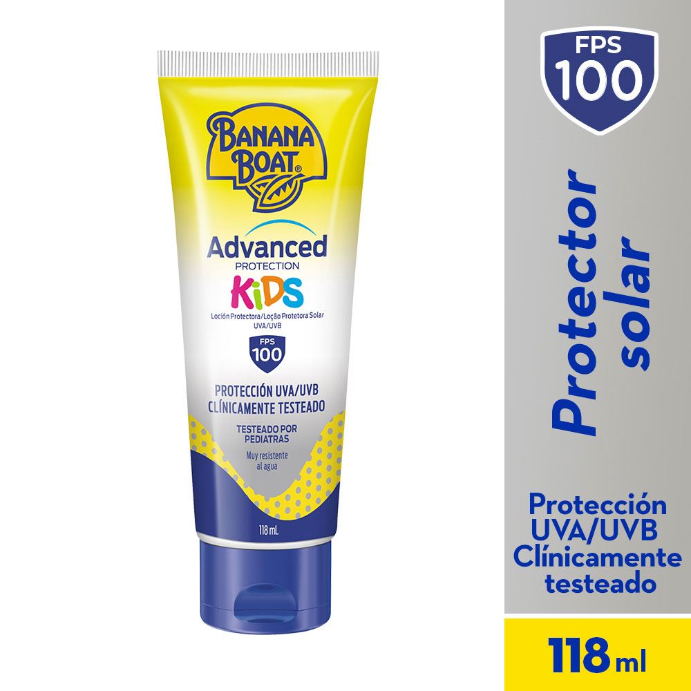 Banana Boat Advance Protection Kids FPS100 - Frasco 118 ML