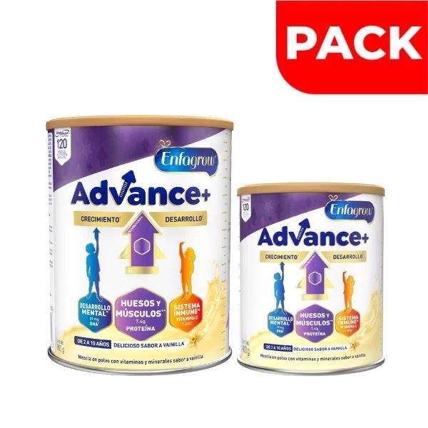 Enfagrow Advance Lata 800 G + Lata 400 G - Pack 2 UN