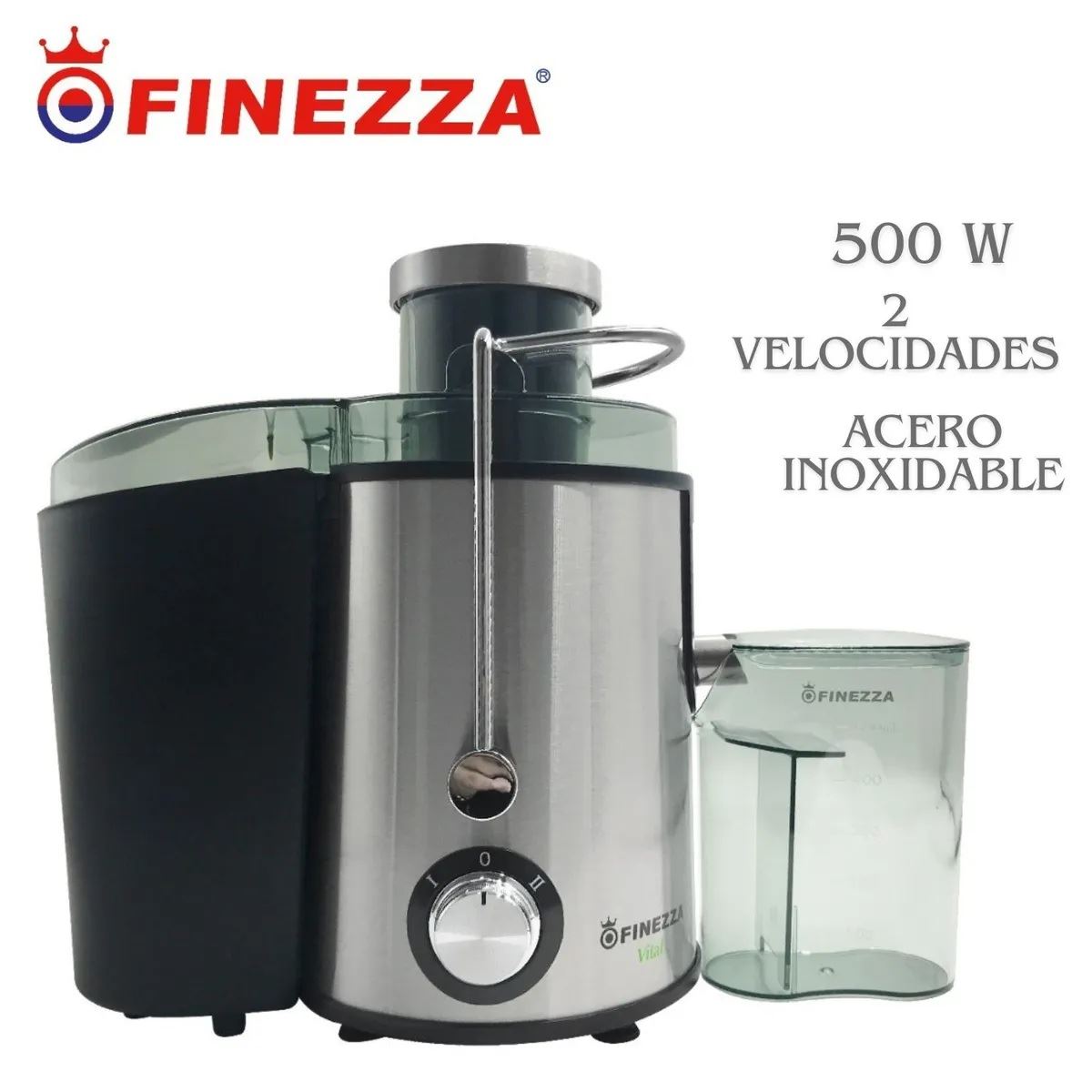 Extractor de Jugos Finezza FZ A6218EX 500 W Acero