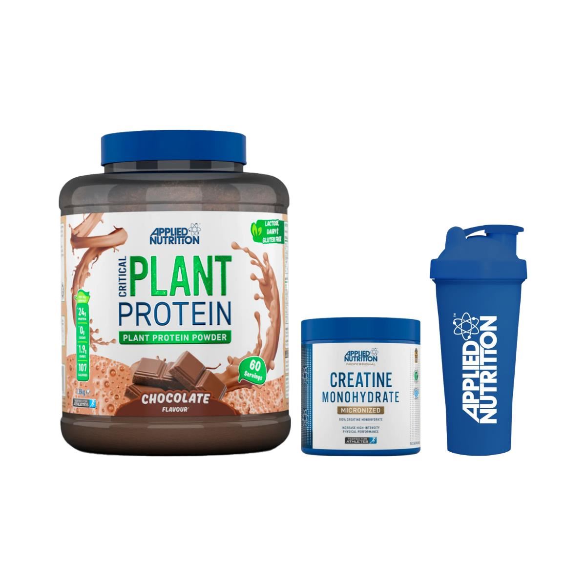 Proteína Vegana Critical Plant 1.8 kg. + Creatina 250 gr.