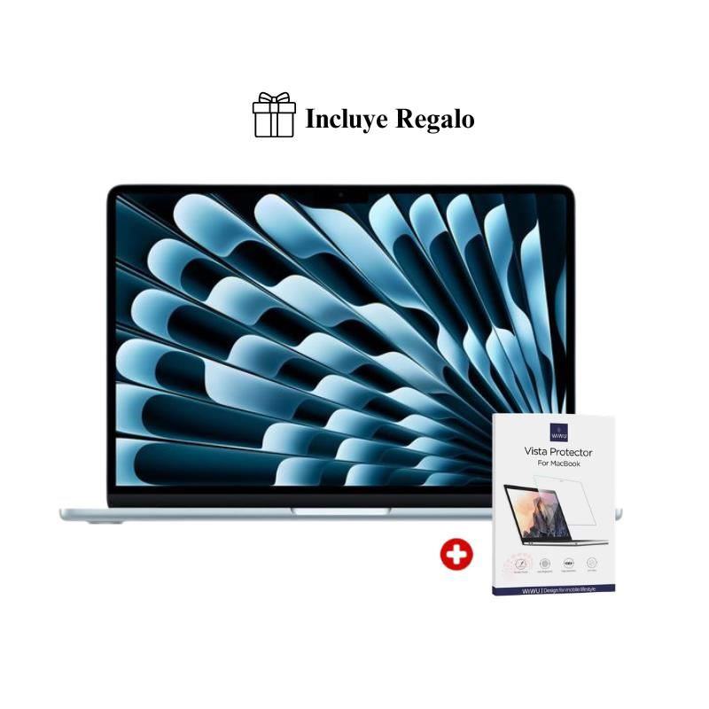 Apple MacBook Air 13″ M5 16GB RAM 512GB SSD Liquid Retina (Teclado Inglés) Sky Blue + Regalo