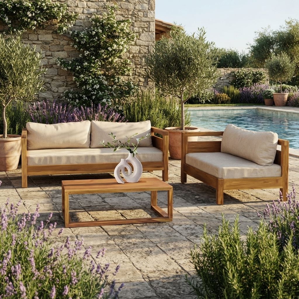Set de Terraza de Madera para 3 personas Aguila Movenda